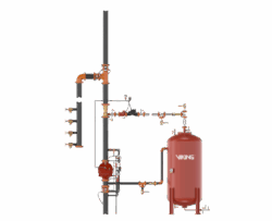 Viking Deluge Foam/Water System Supplied by Bladder Tank