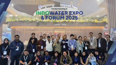Banner all tim indobara dan ebara di booth indowater 2025