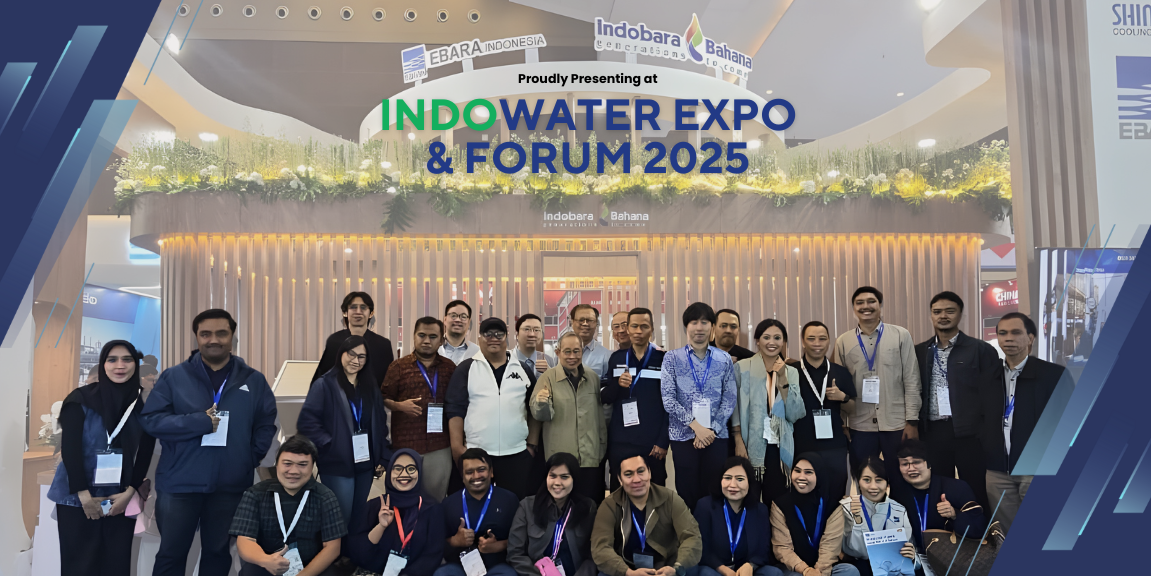 Banner all tim indobara dan ebara di booth indowater 2025