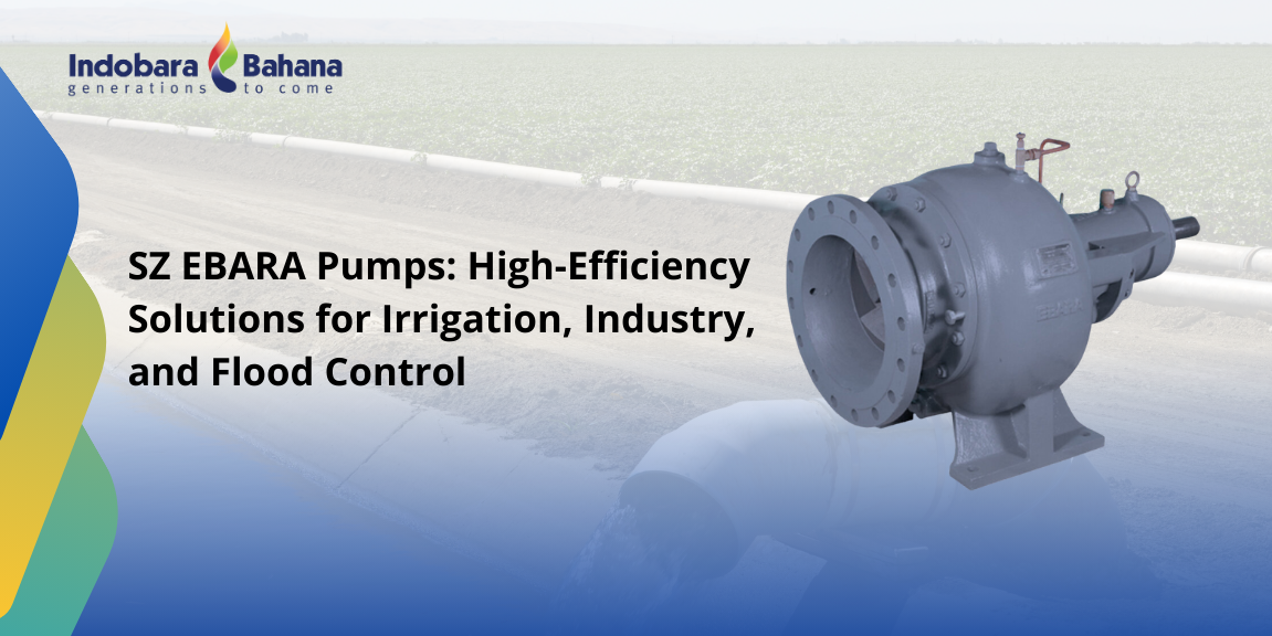EBARA SZ mixed flow pump for irrigation, industrial water systems, and flood control applications